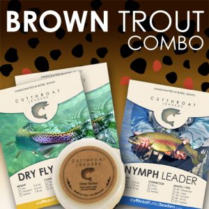 Best selling Combo - 3 Leaders & Paste    'Brown Trout"