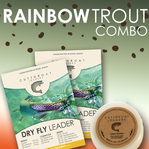 "Rainbow Trout" Package Combo 2 leaders & Paste